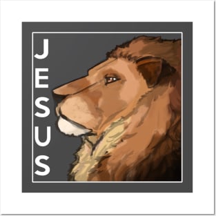 Jesus Judah Lion Posters and Art